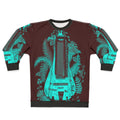 Dawnlight Hurdy Gurdy Sweatshirt featuring a modern design for folk music enthusiasts