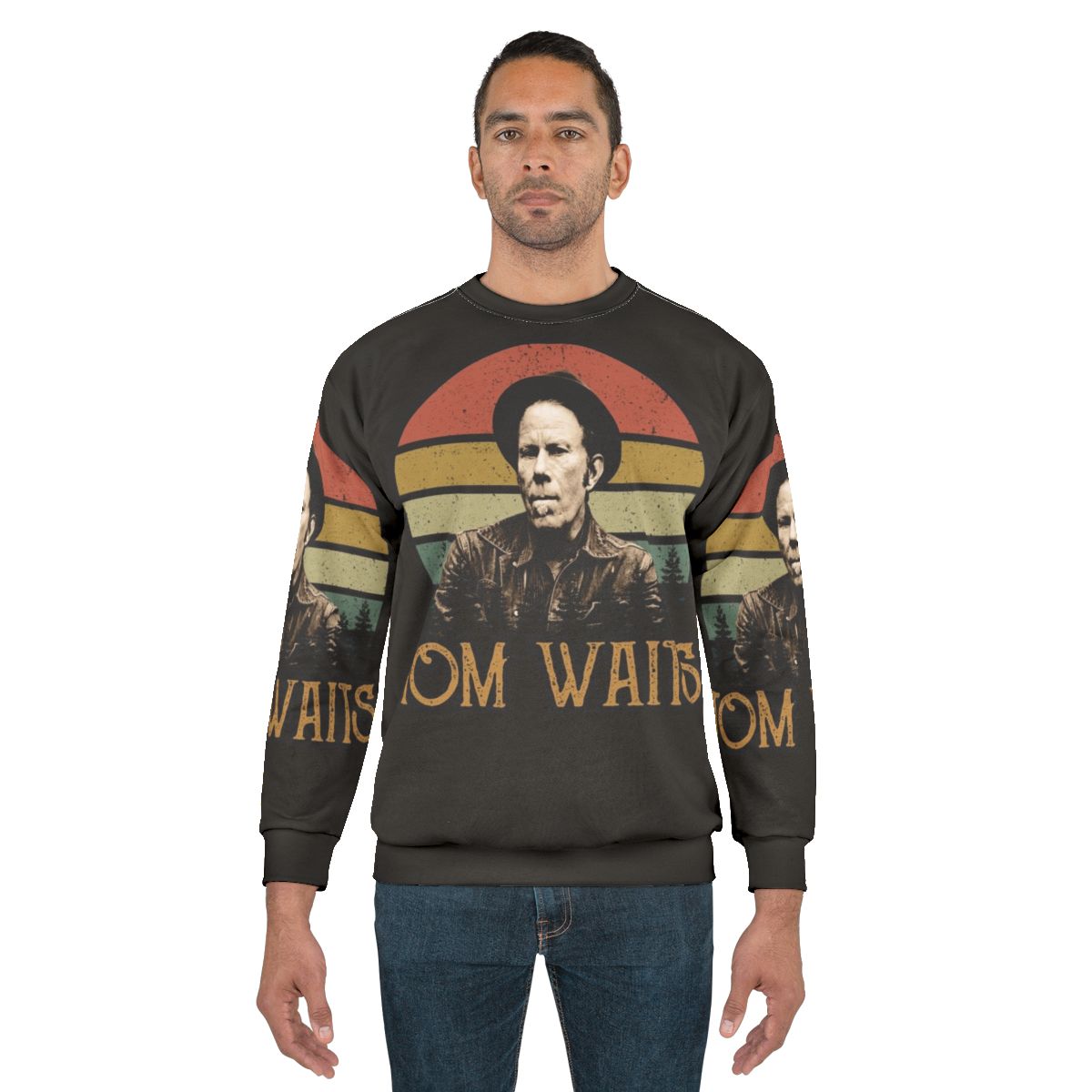 Vintage Tom Waits Music Icons Sweatshirt