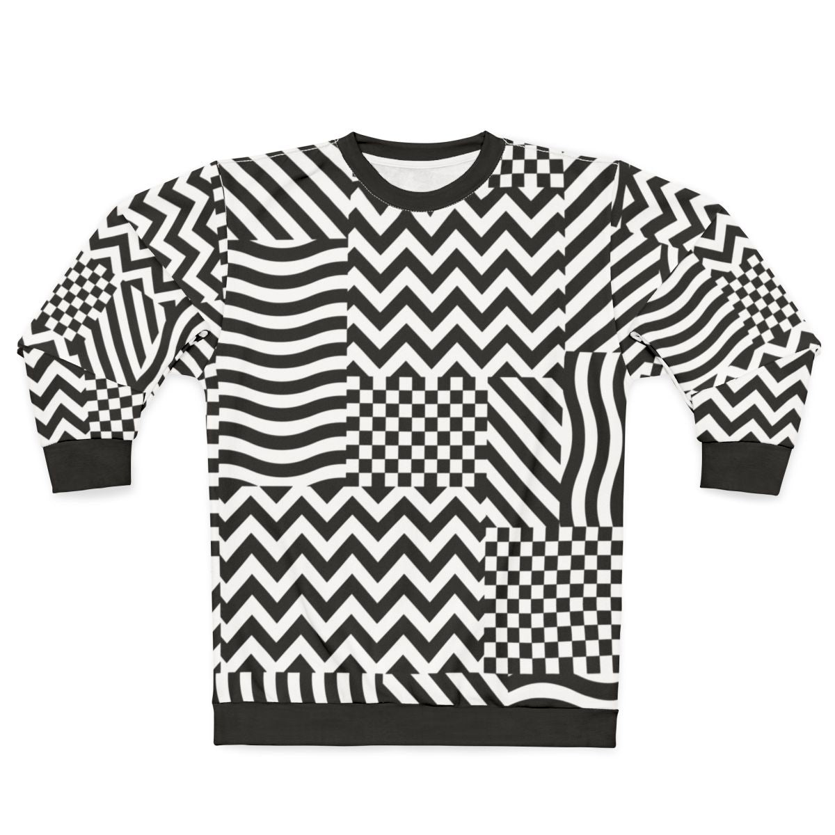 Dazzle geometric camo pattern sweatshirt
