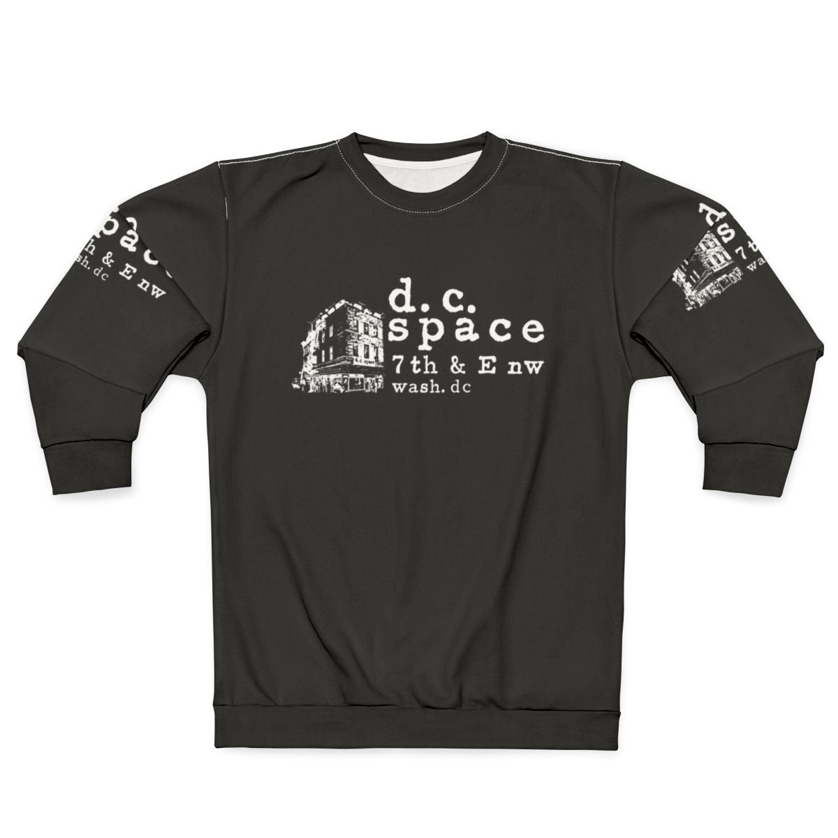 DC Nightclub Sweatshirt - Vintage 80s Punk Music Apparel