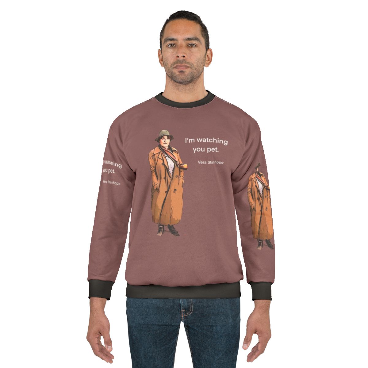 DCI Vera Stanhope "I'm Watching You" Pet Sweatshirt