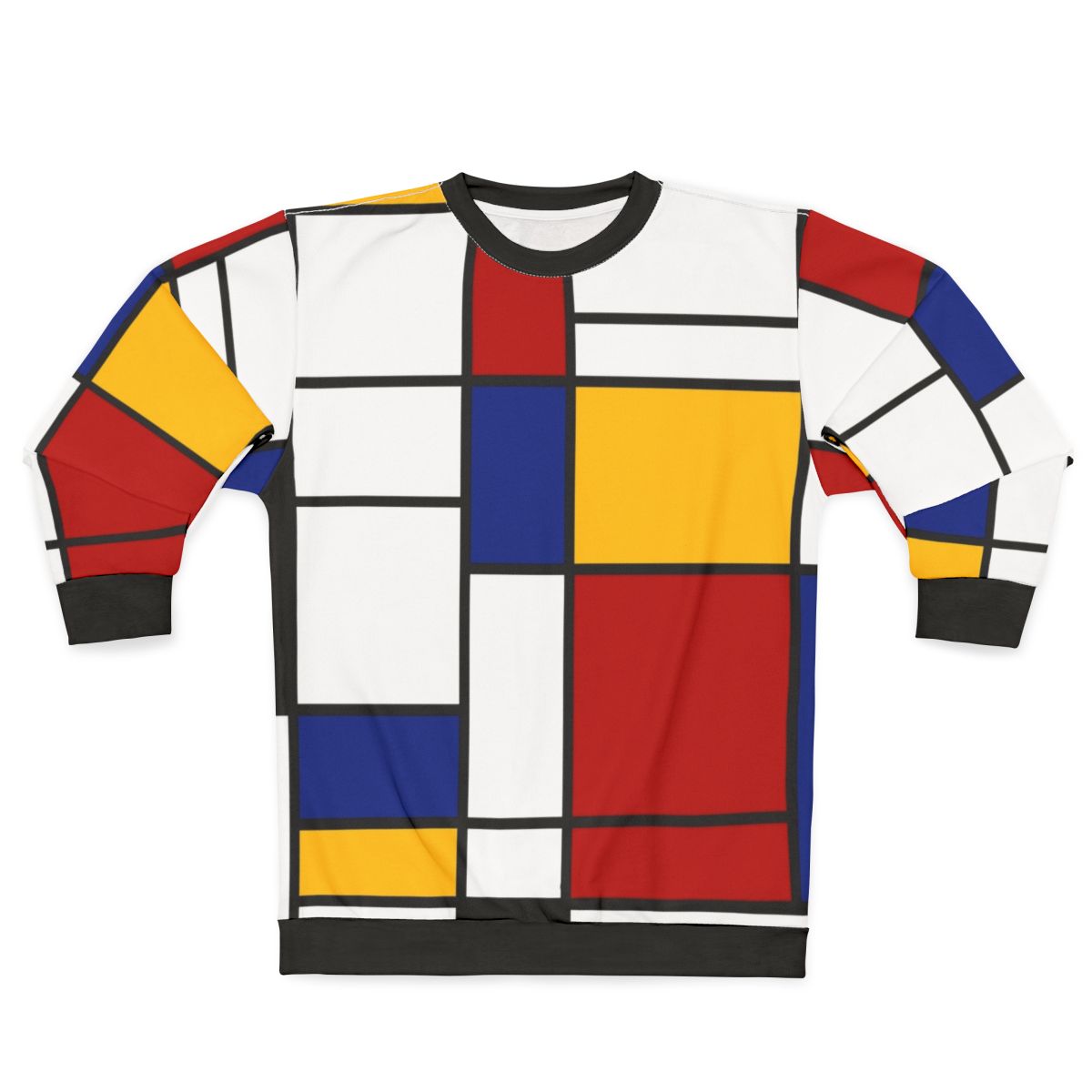 Mondrian inspired De Stijl graphic sweatshirt