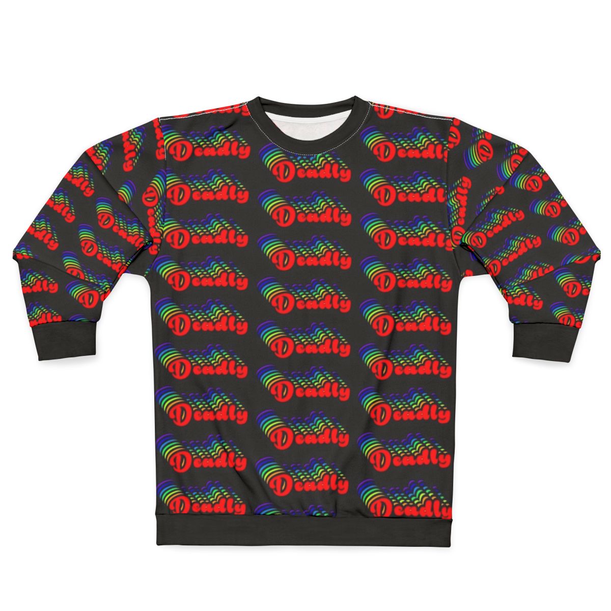 Retro 70s graphic pullover sweatshirt