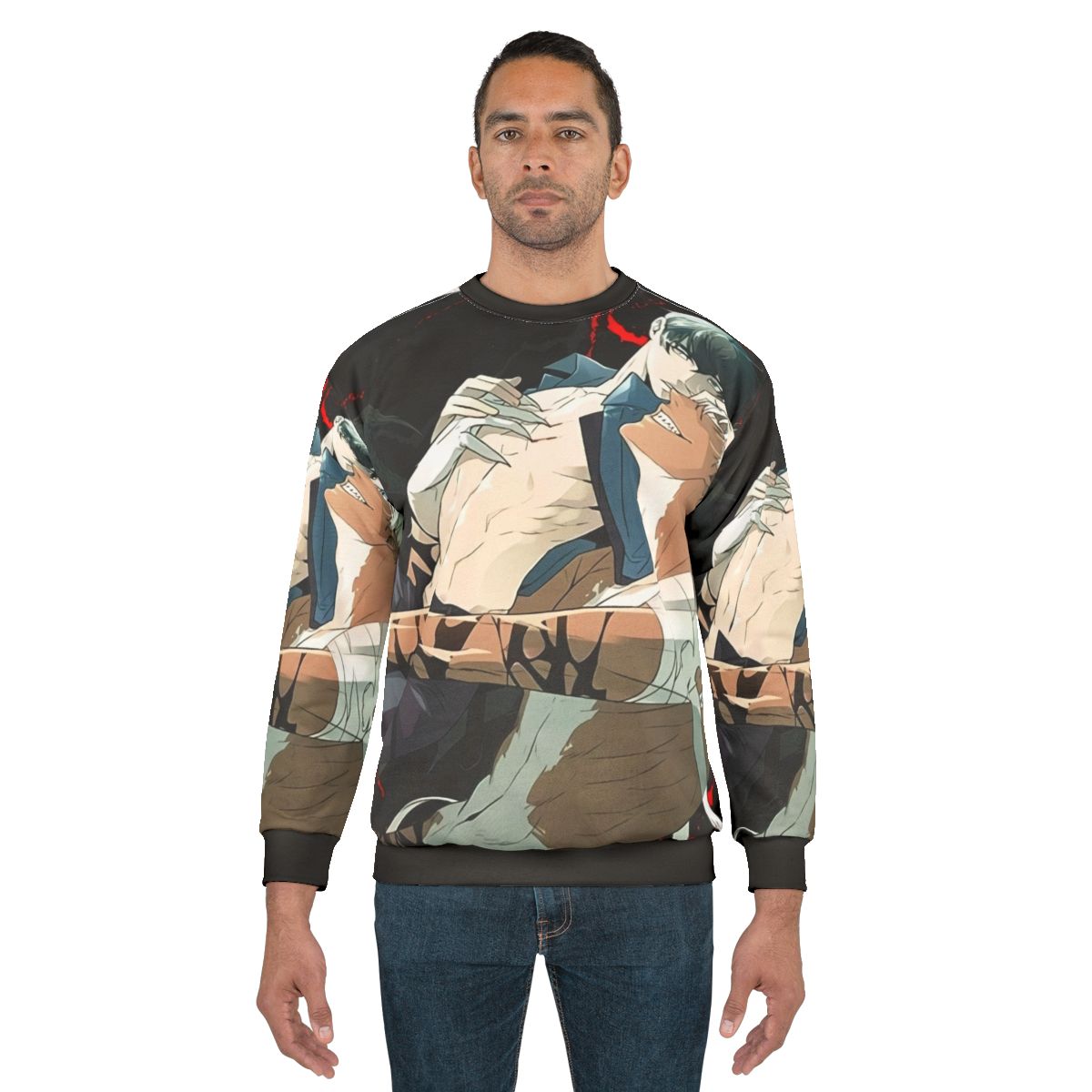 Dear Door Cain 7 Sweatshirt featuring manhua, manga, and manhwa characters