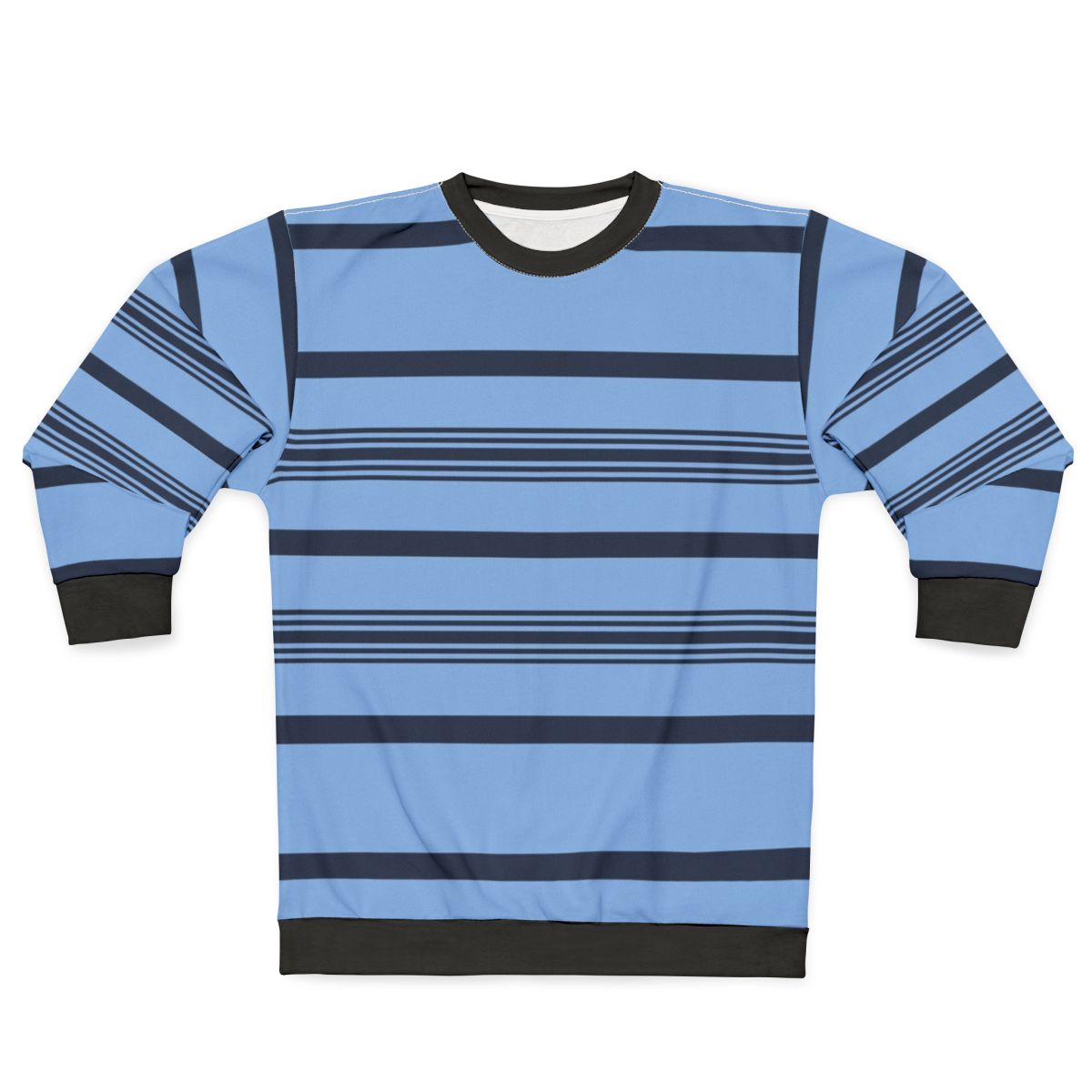 Dear Evan Hansen Blue and White Striped Sweatshirt