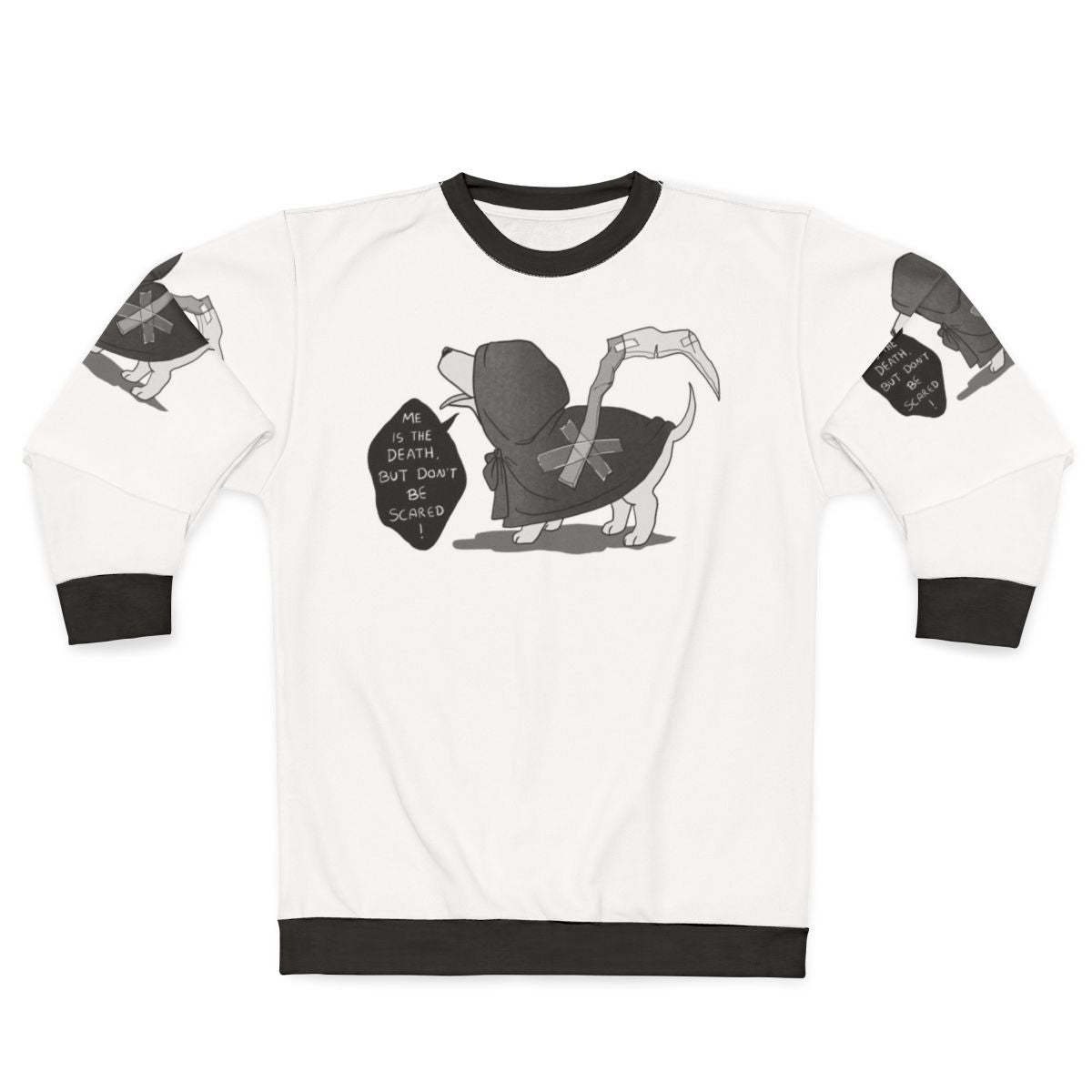 Death Doggo Sweatshirt with Reaper Design