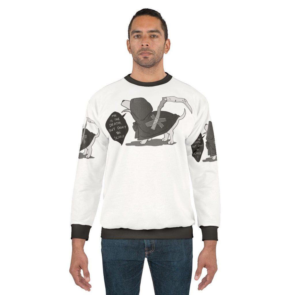Death Doggo Sweatshirt with Reaper Design