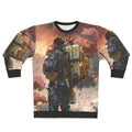 Death Stranding Sweatshirt with Floral Design