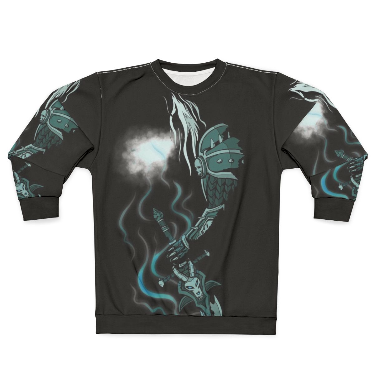 Deathknight Sweatshirt - Lich King Inspired World of Warcraft Frosty Hoodie