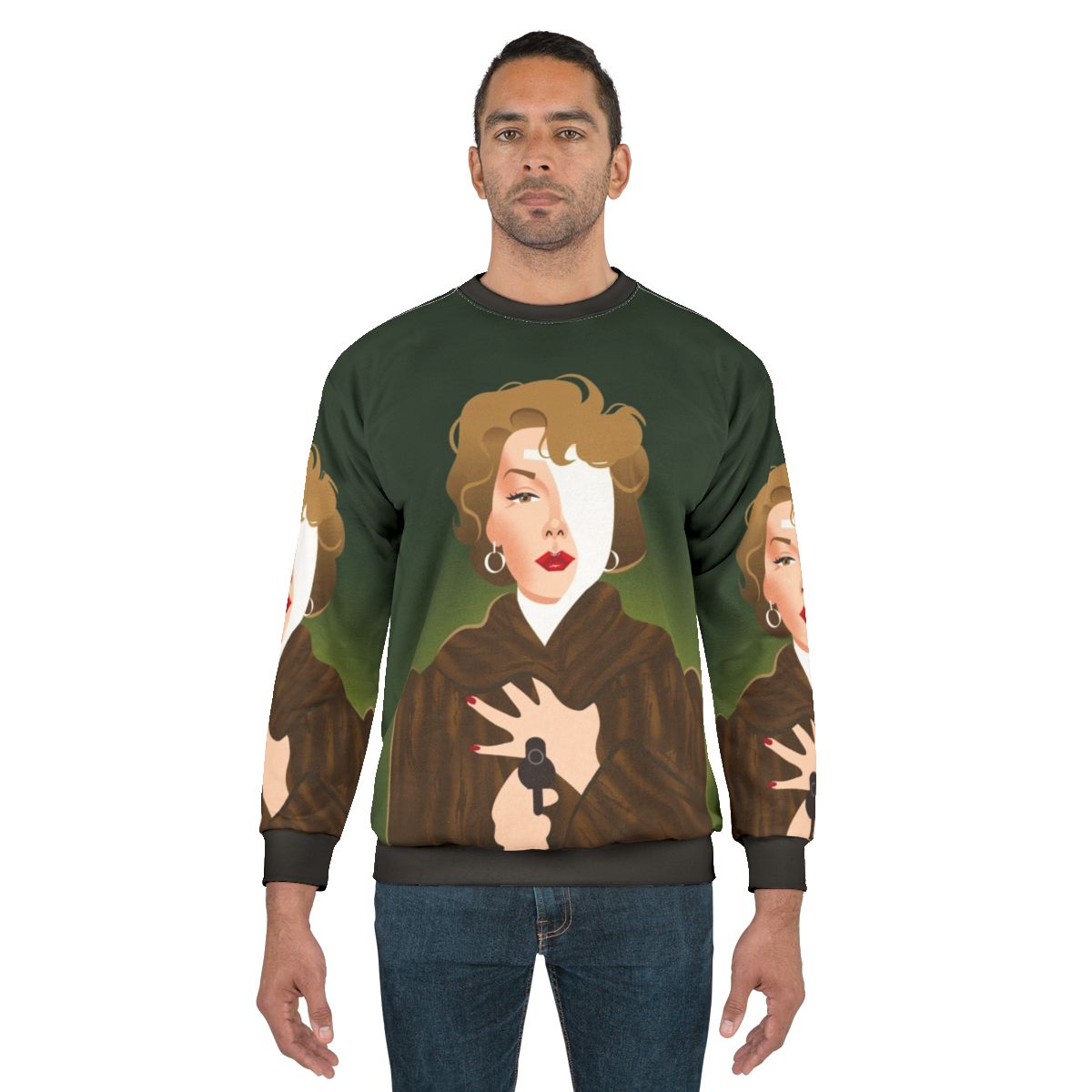 Debby Sweatshirt - Film Noir Femme Fatale Inspired Movie Merchandise