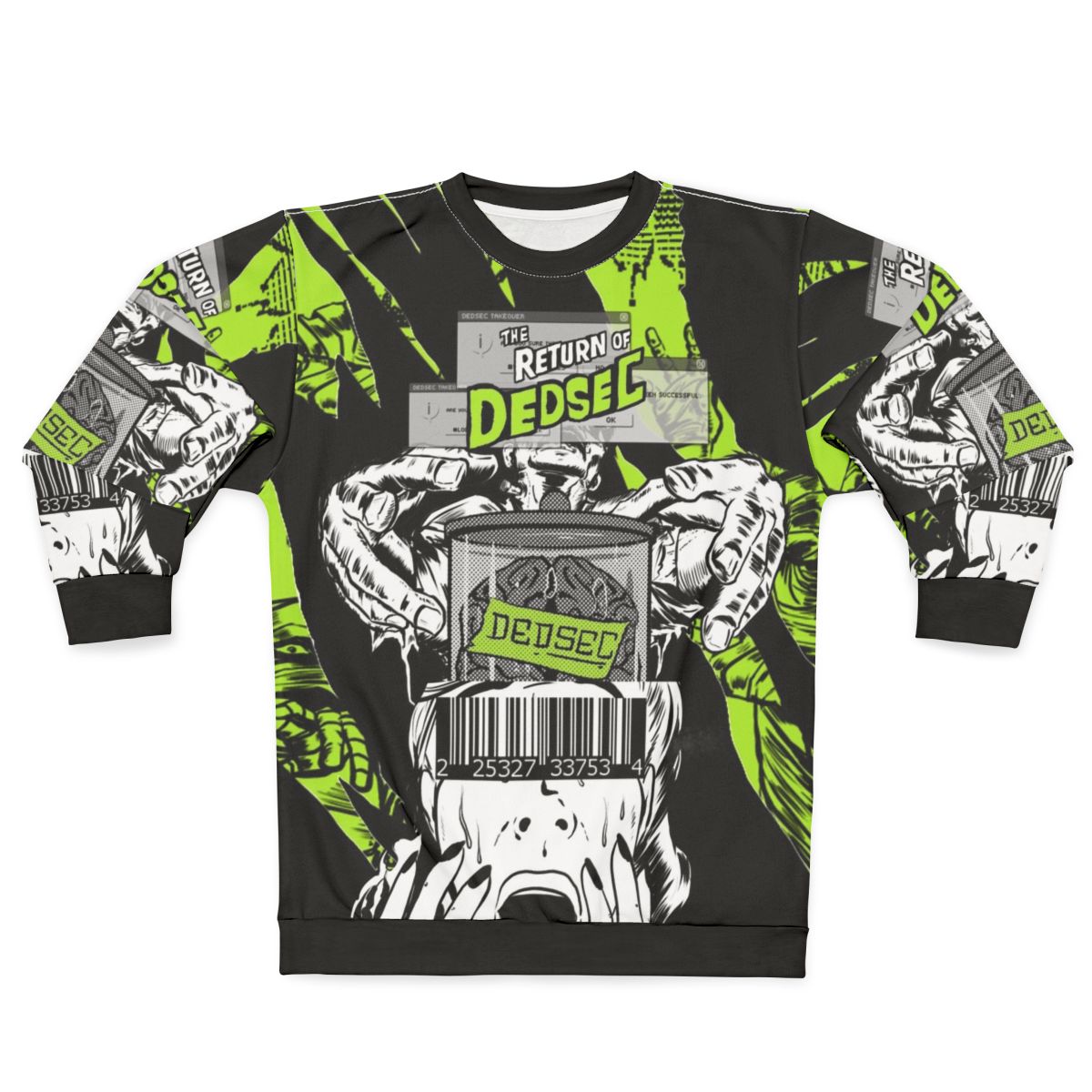 Dedsec video game pop art design sweatshirt