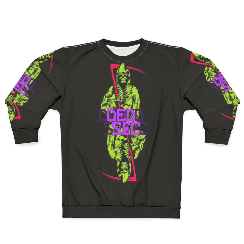 Dedsec Reaper Logo Green Sweatshirt