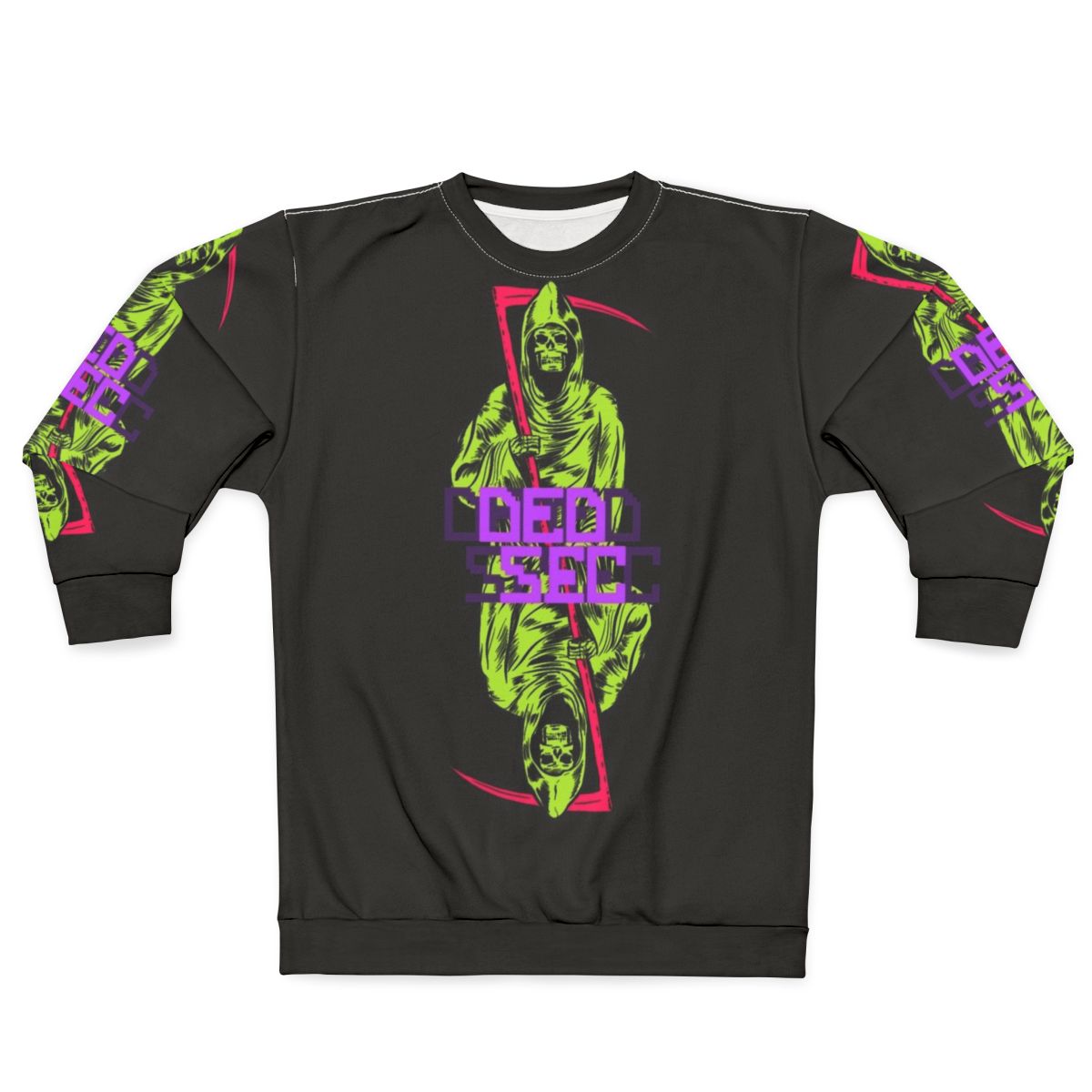Dedsec Reaper Logo Green Sweatshirt