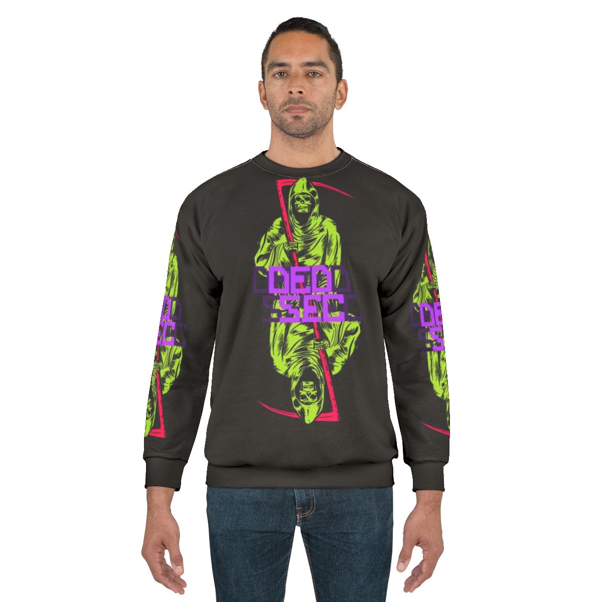 Dedsec Reaper Logo Green Sweatshirt