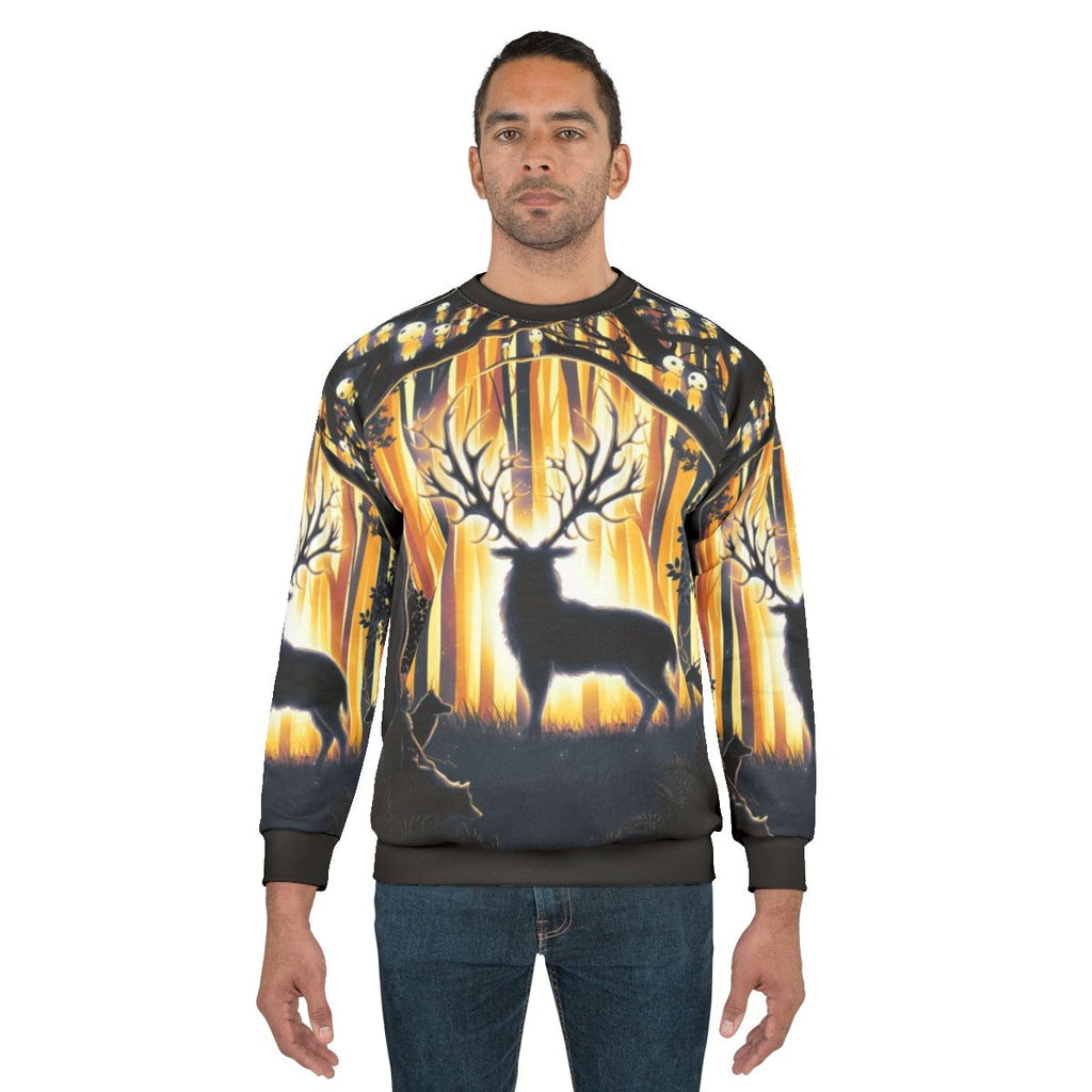 Deer God Master of the Forest Sweatshirt