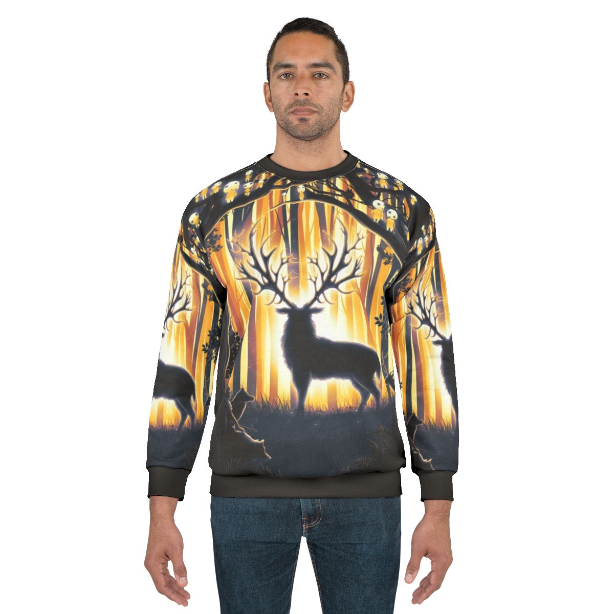 Deer God Master of the Forest Sweatshirt