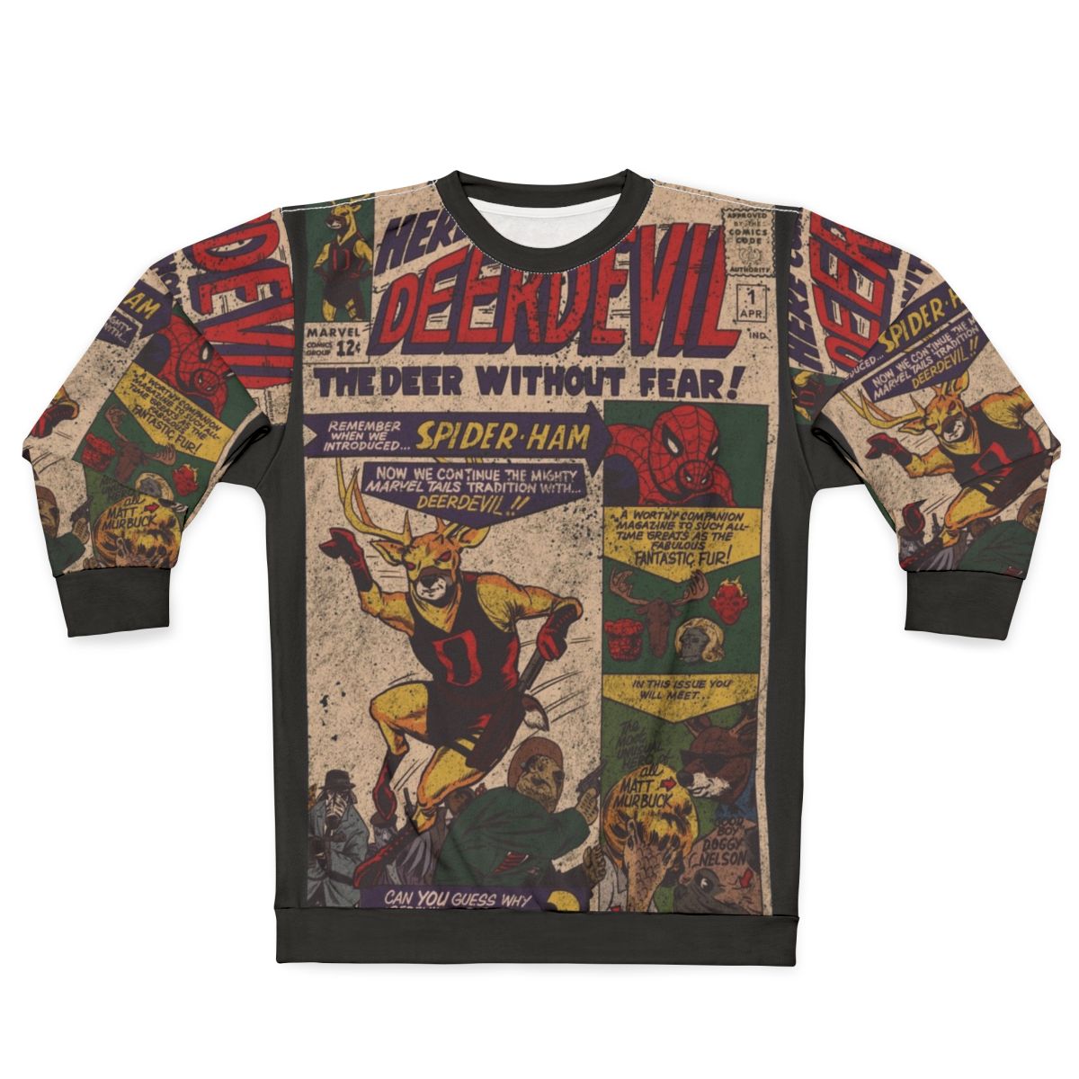 Deerdevil 1 Superhero Sweatshirt
