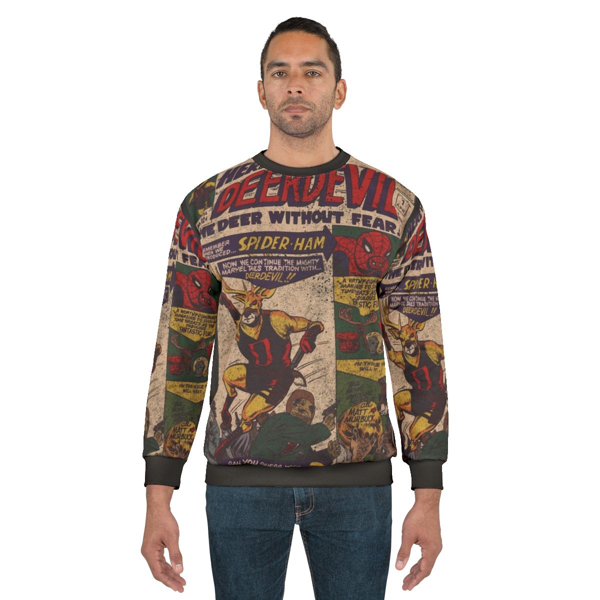 Deerdevil 1 Superhero Sweatshirt