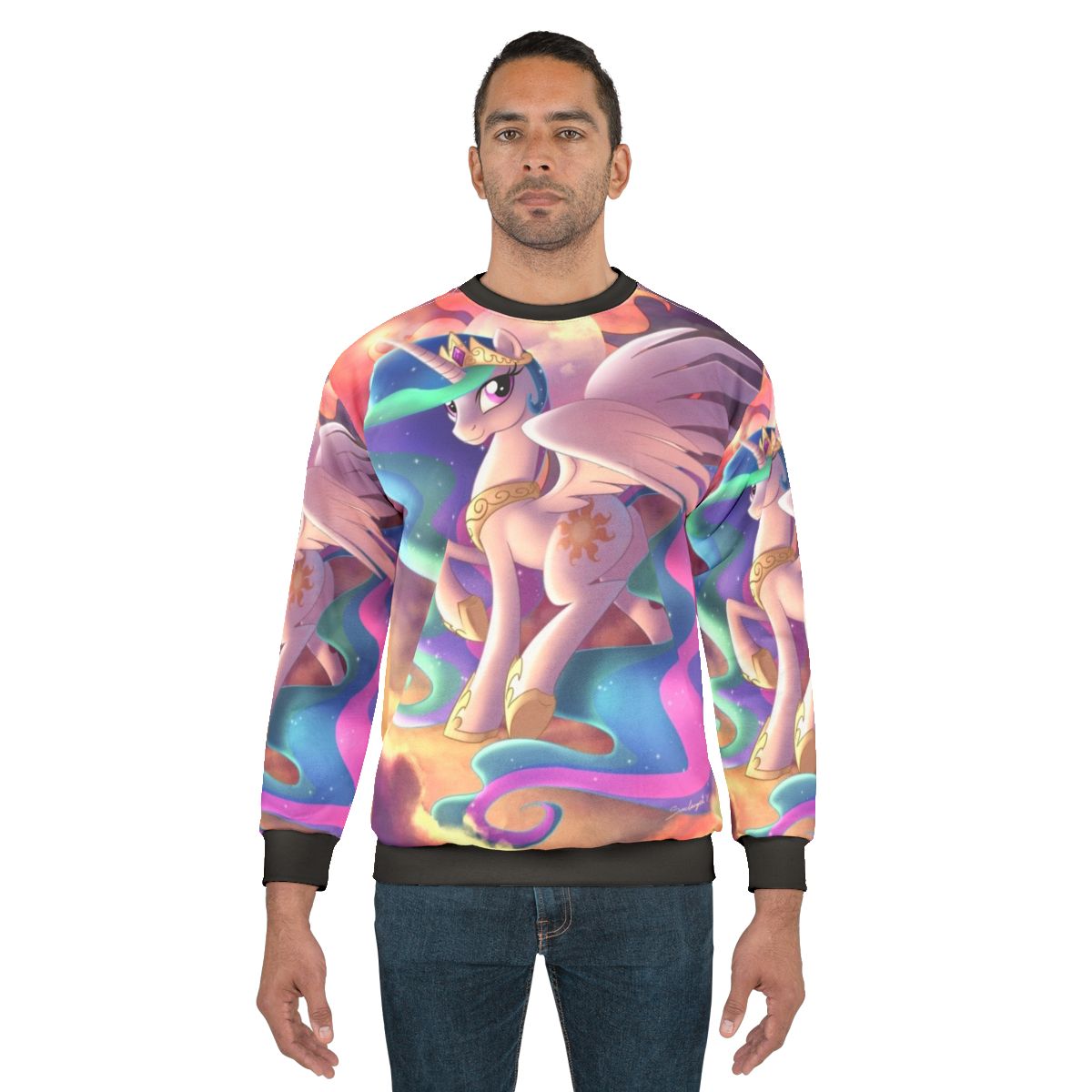 Deity of the Dawn Alicorn Celestial Sweatshirt