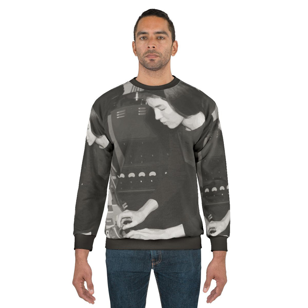 Delia Derbyshire electronic music sweatshirt