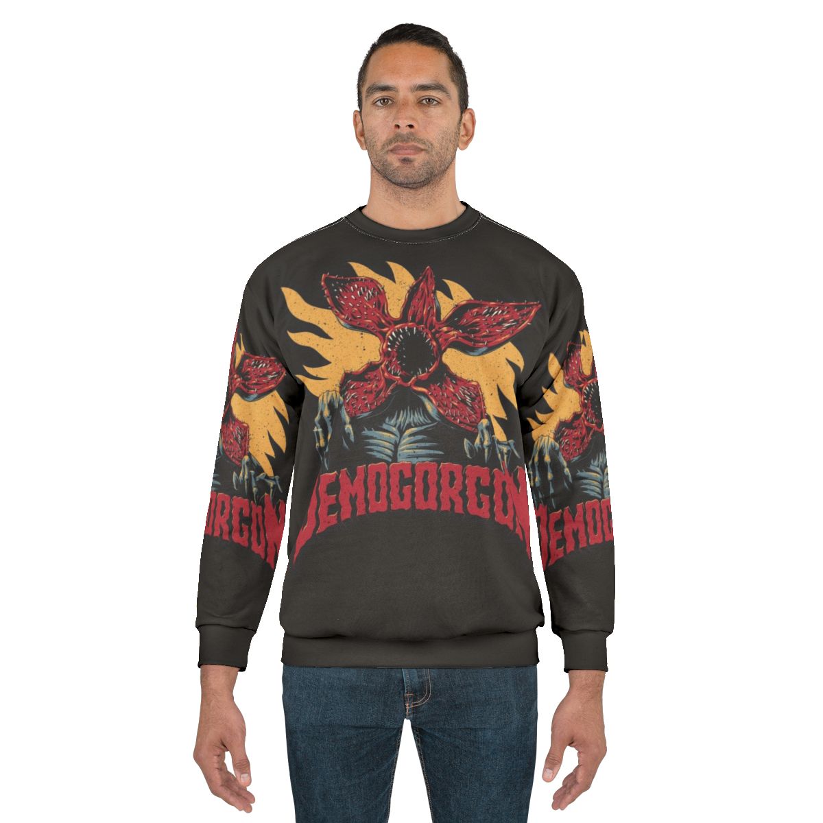 Demogorgon Sweatshirt 3 - Stranger Things Inspired Horror Pop Culture Apparel