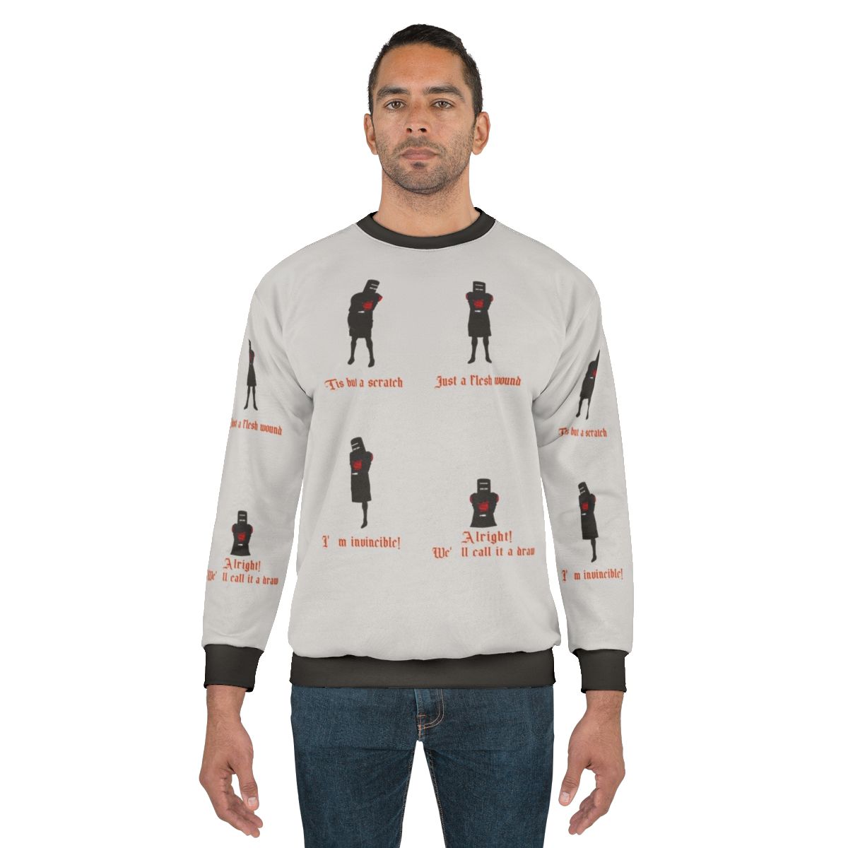Black Knight Sweatshirt - Monty Python & The Holy Grail Inspired Apparel