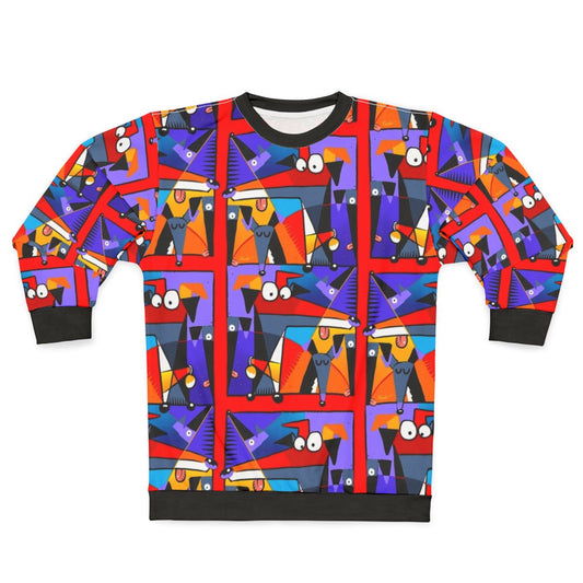 Derpism greyhound dog cartoon sweatshirt