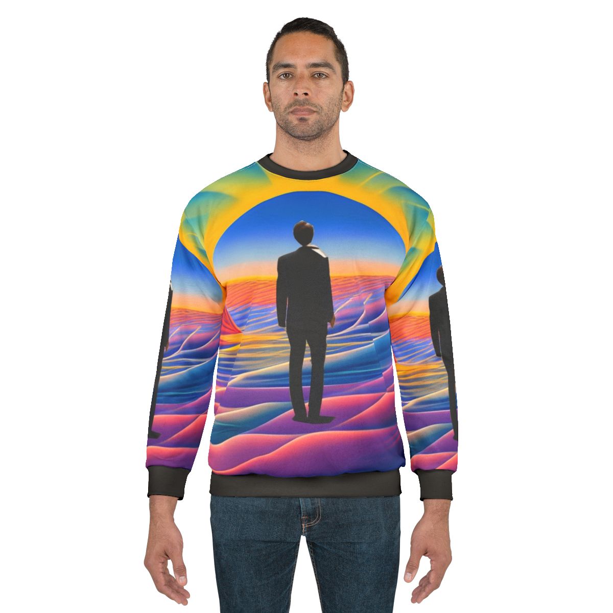 Desert Sunrise Sweatshirt - Abstract, Graphic Design