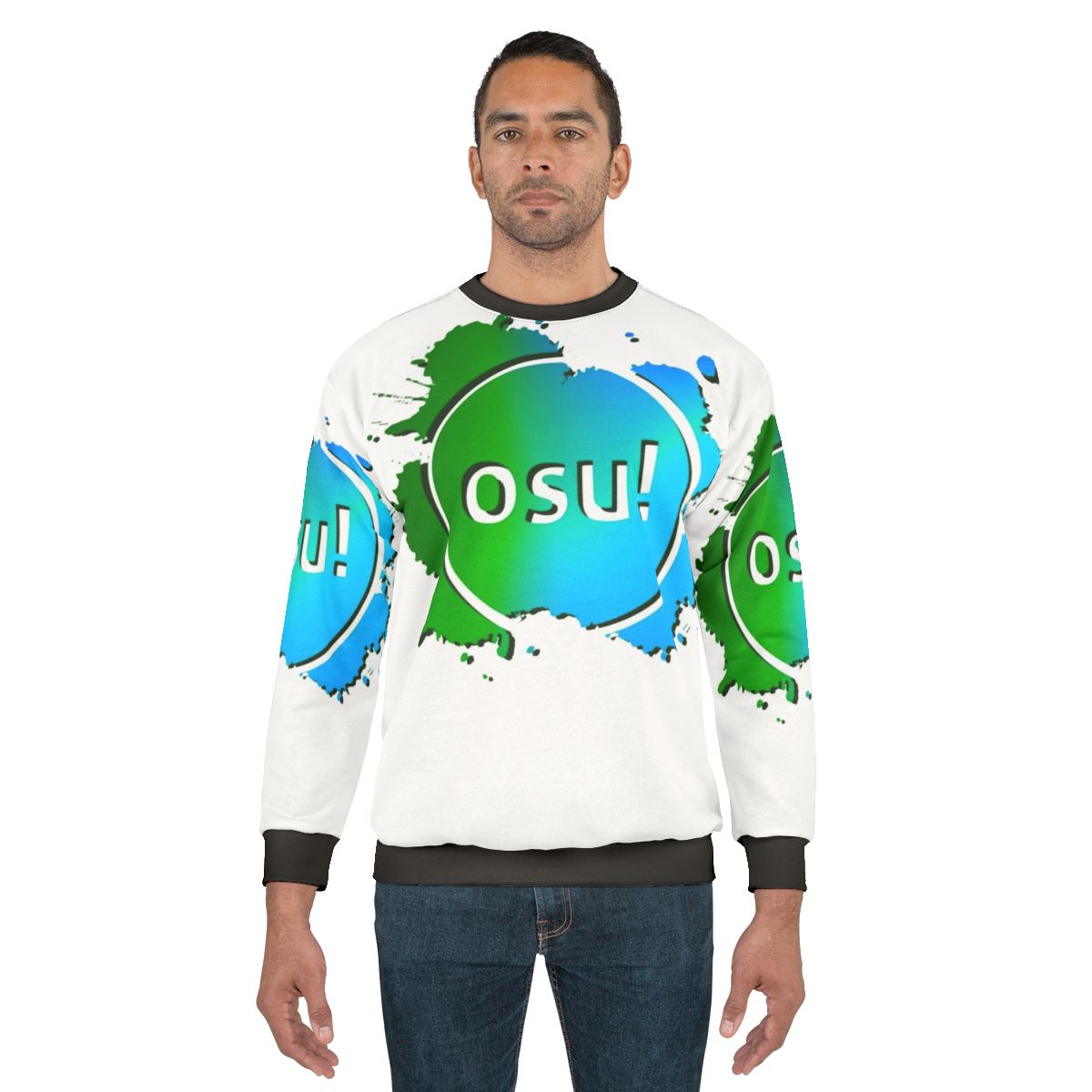 OSU Blue Green Design Sweatshirt
