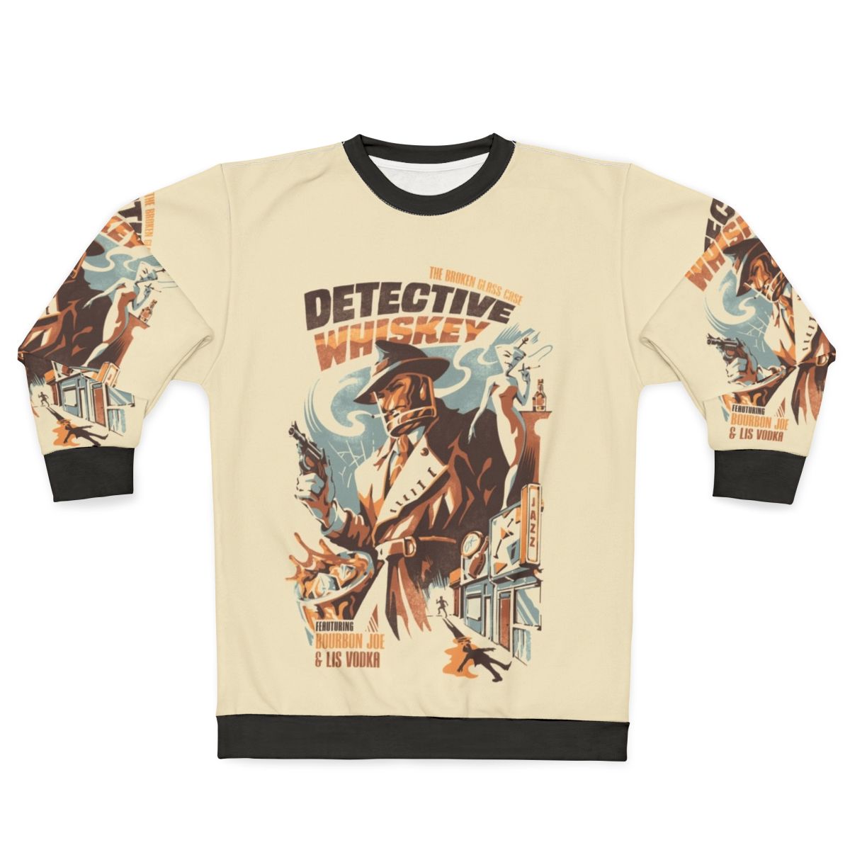 Vintage detective whiskey sweatshirt