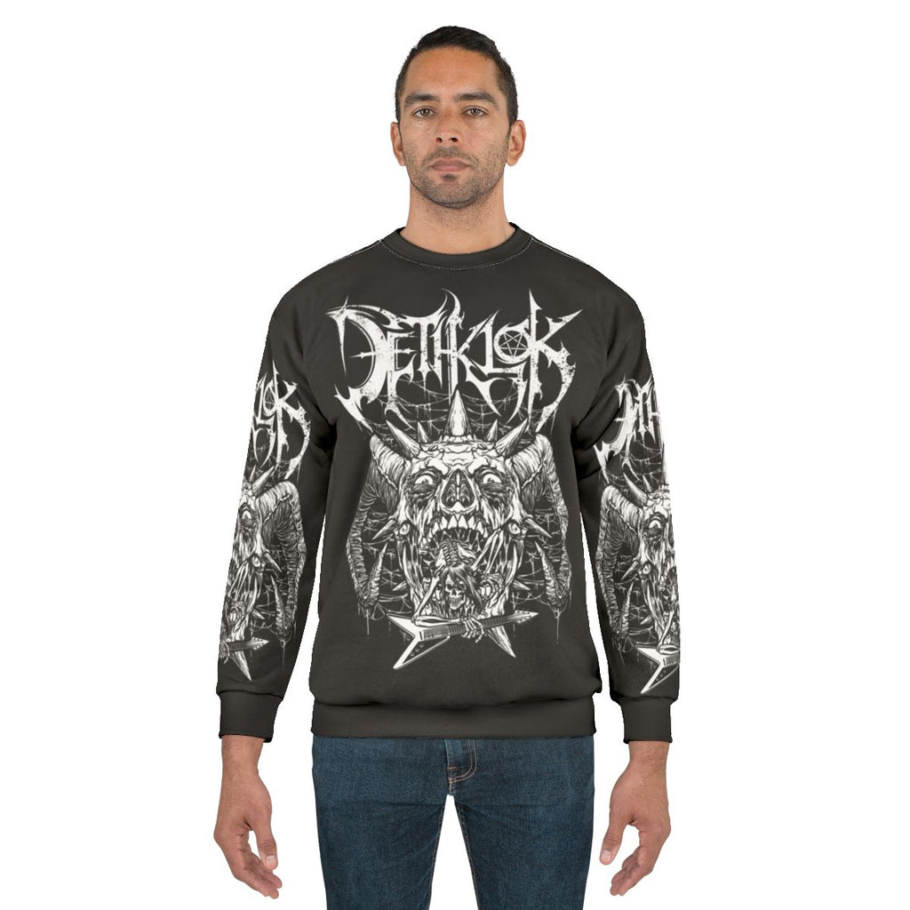 Dethklok Adult Sweatshirt featuring the iconic Dethklok band logo