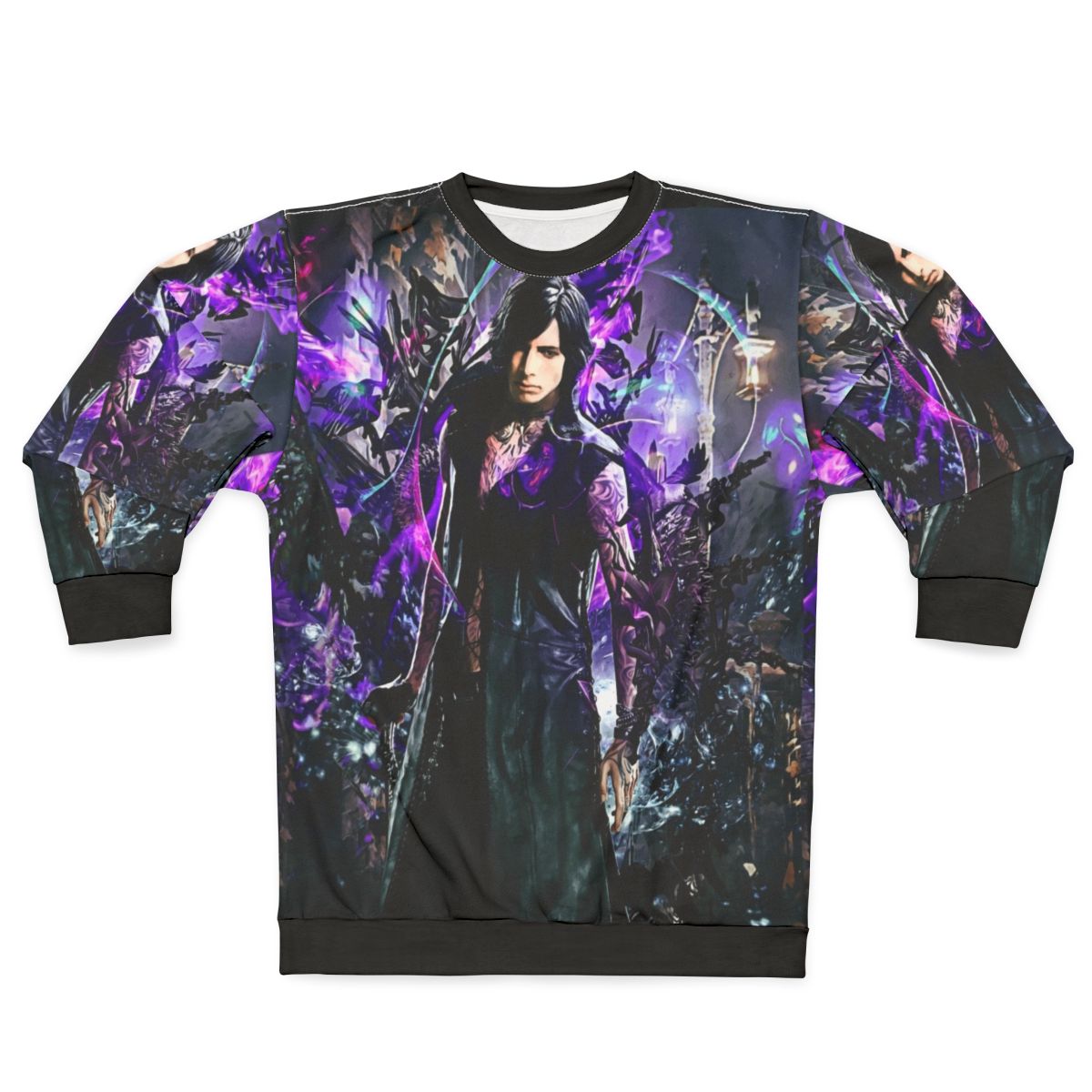 Devil May Cry 5 V Sweatshirt featuring Dante, Nero, and Vergil