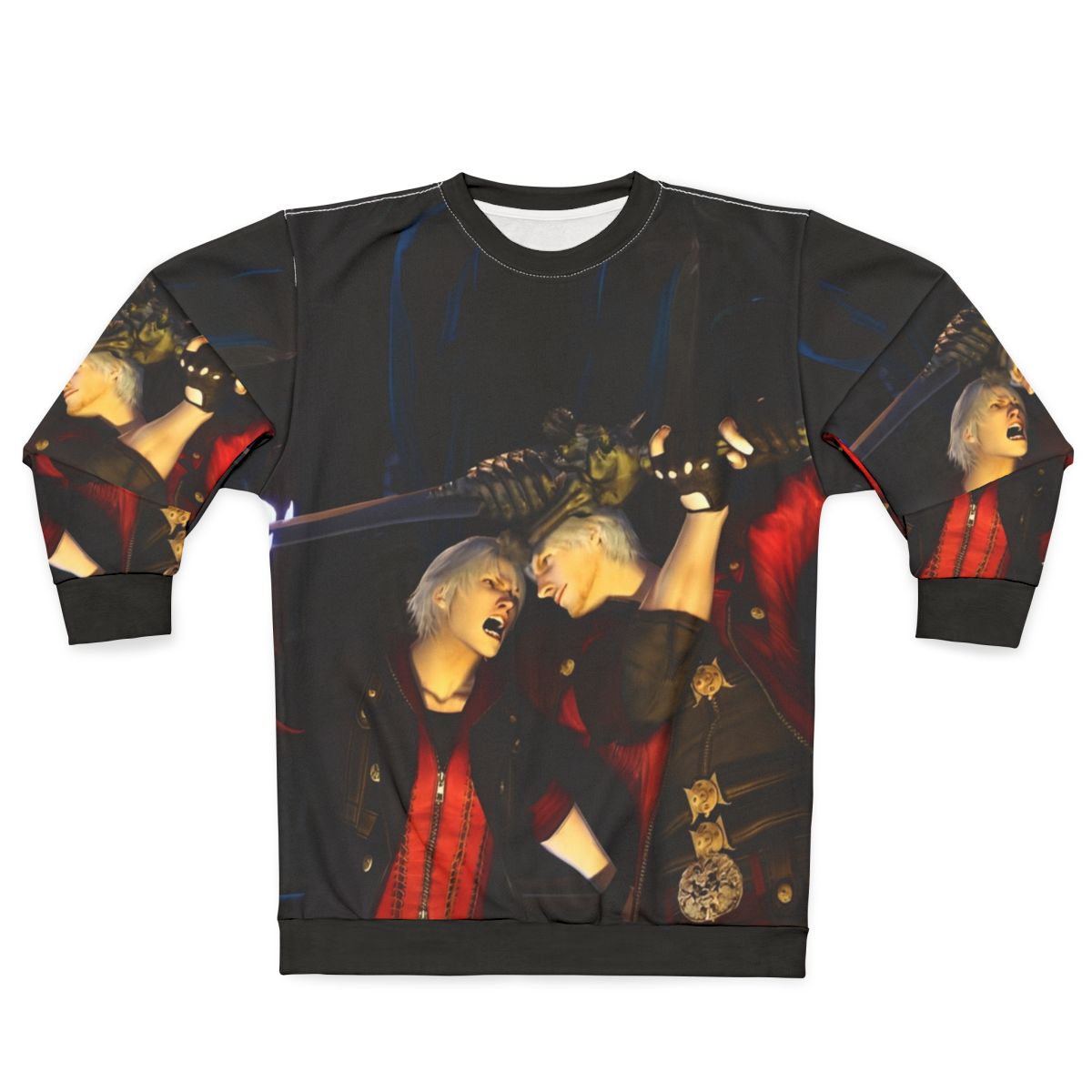 Devil May Cry Painting Sweatshirt 2 featuring Dante, Vergil, and Nero