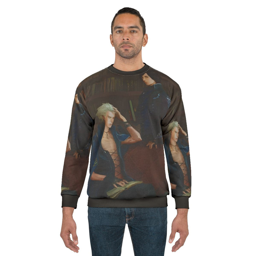 Devil May Cry Painting Sweatshirt featuring Dante, Vergil, and Nero