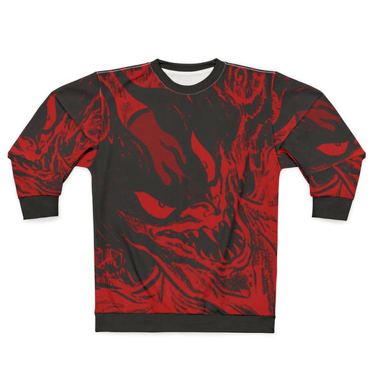 Devilman Crybaby sweatshirt featuring demonic artwork