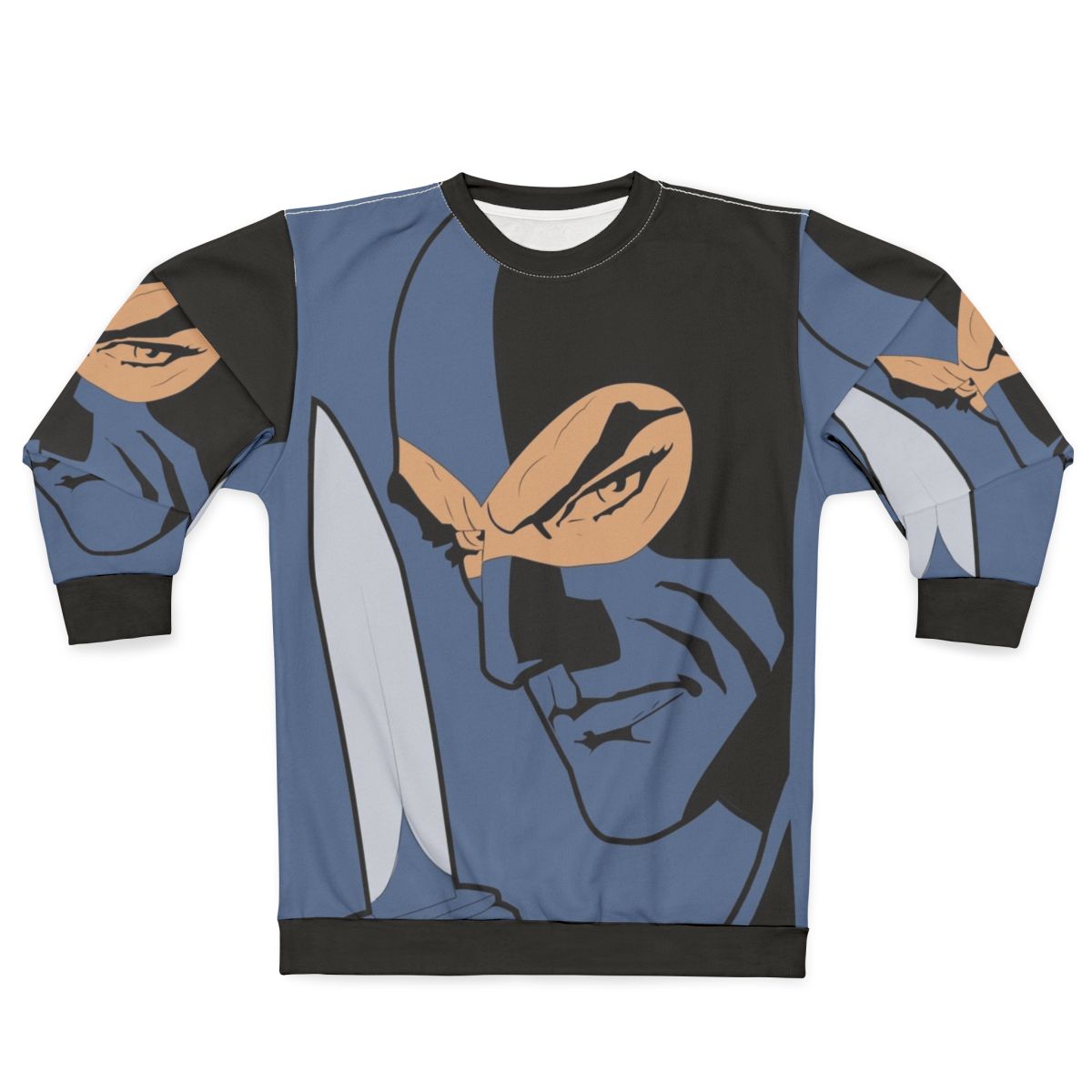 Diabolik Art Sweatshirt featuring the iconic Italian comic book character