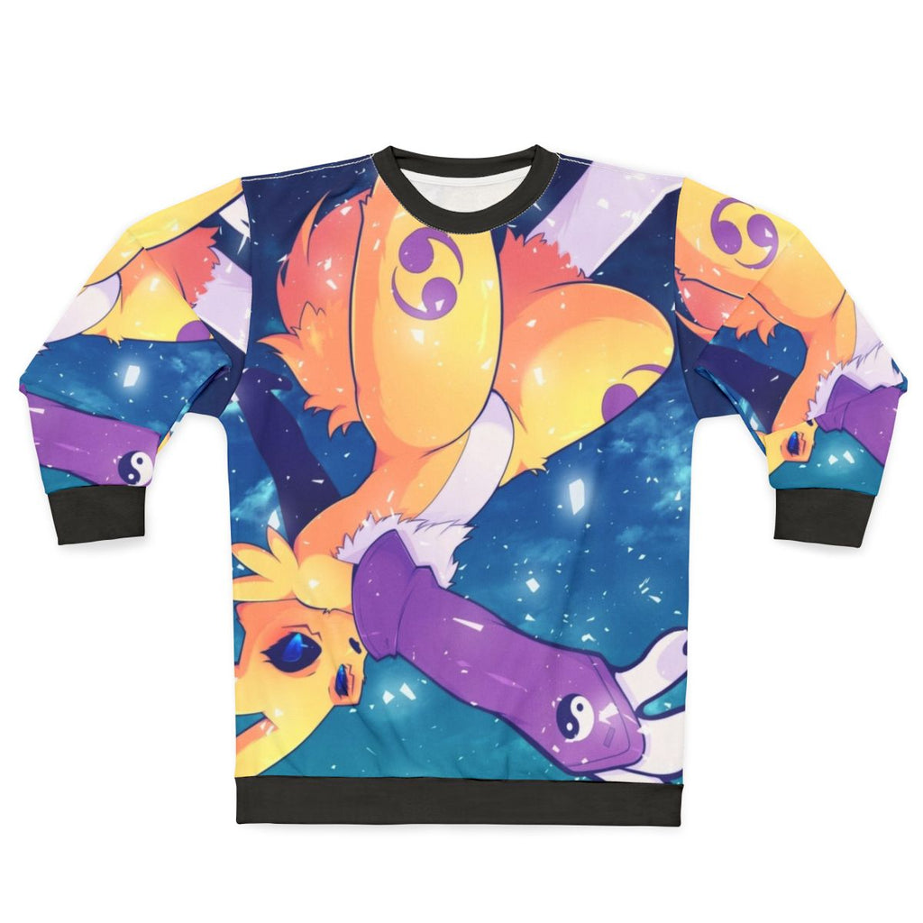 Diamond Storm Anime Sweatshirt featuring Digimon's Renamon character