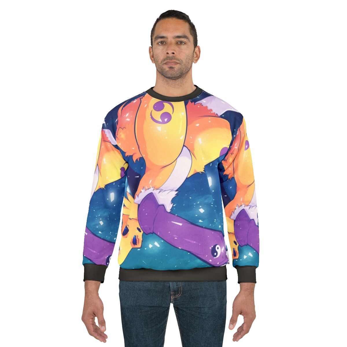 Diamond Storm Anime Sweatshirt featuring Digimon's Renamon character
