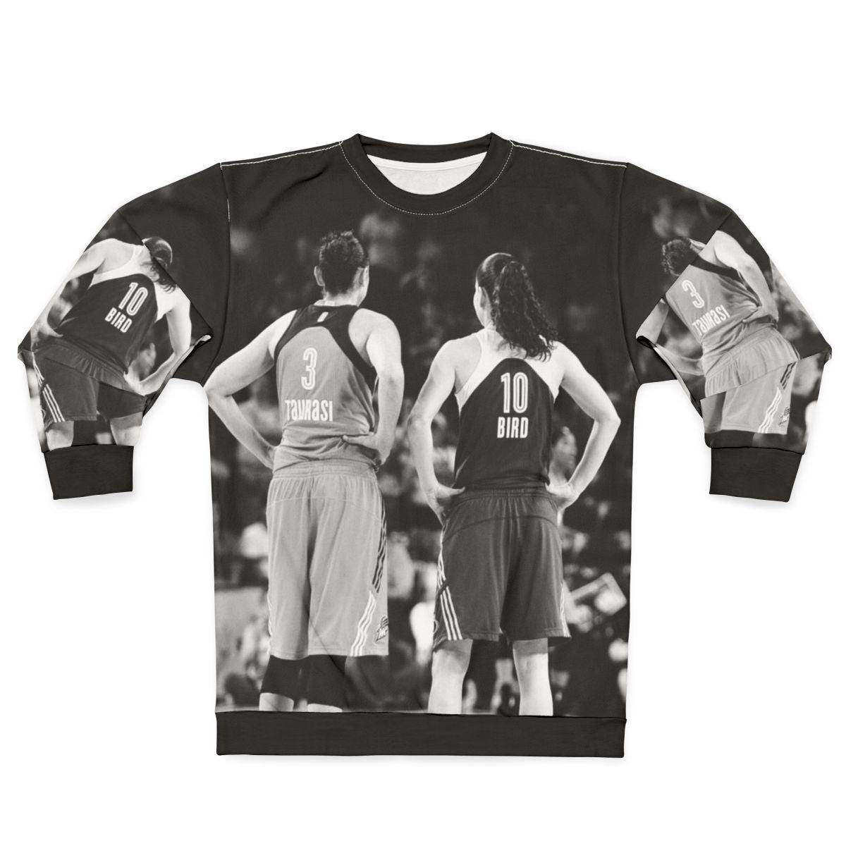 Diana Taurasi and Sue Bird WNBA Legends Black and White Sweatshirt