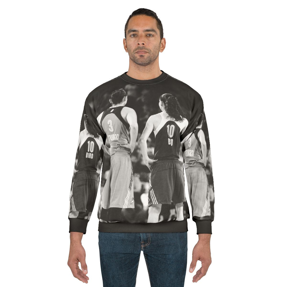 Diana Taurasi and Sue Bird WNBA Legends Black and White Sweatshirt