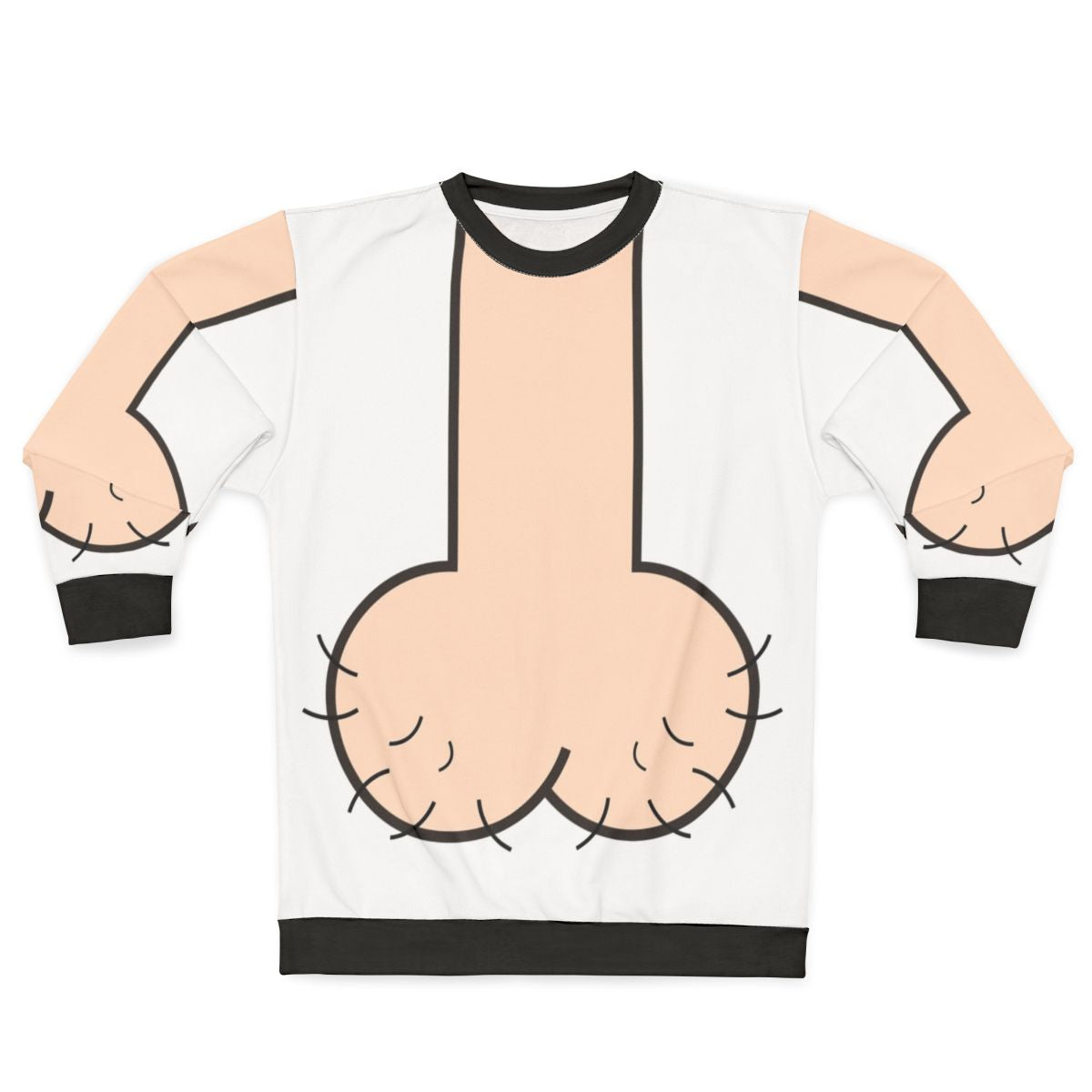 Minimalist graphic design sweatshirt