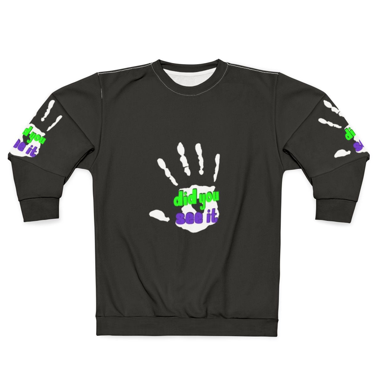 Scary "Did You See It" sweatshirt for horror, YouTube, and nuke enthusiasts
