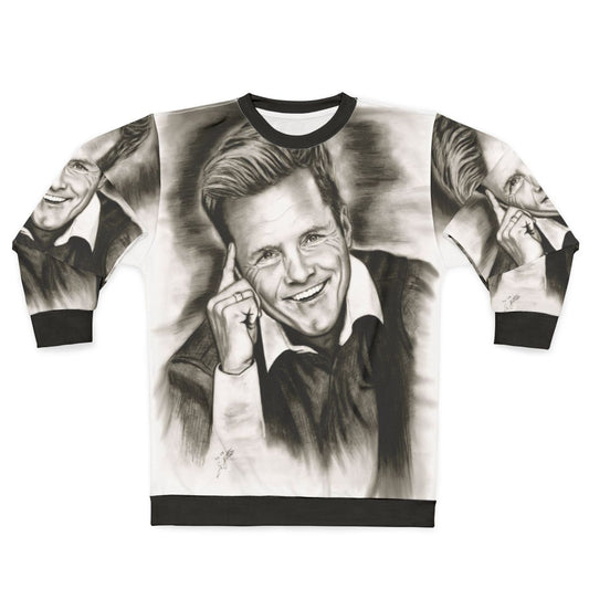 Dieter Bohlen Black and White Charcoal Sweatshirt
