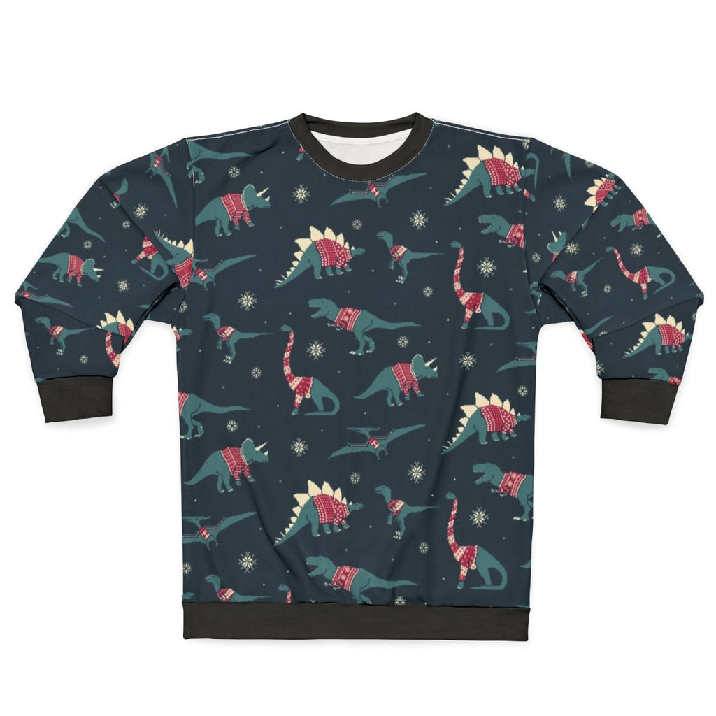 Dinos in Sweaters Festive Dinosaur Sweatshirt