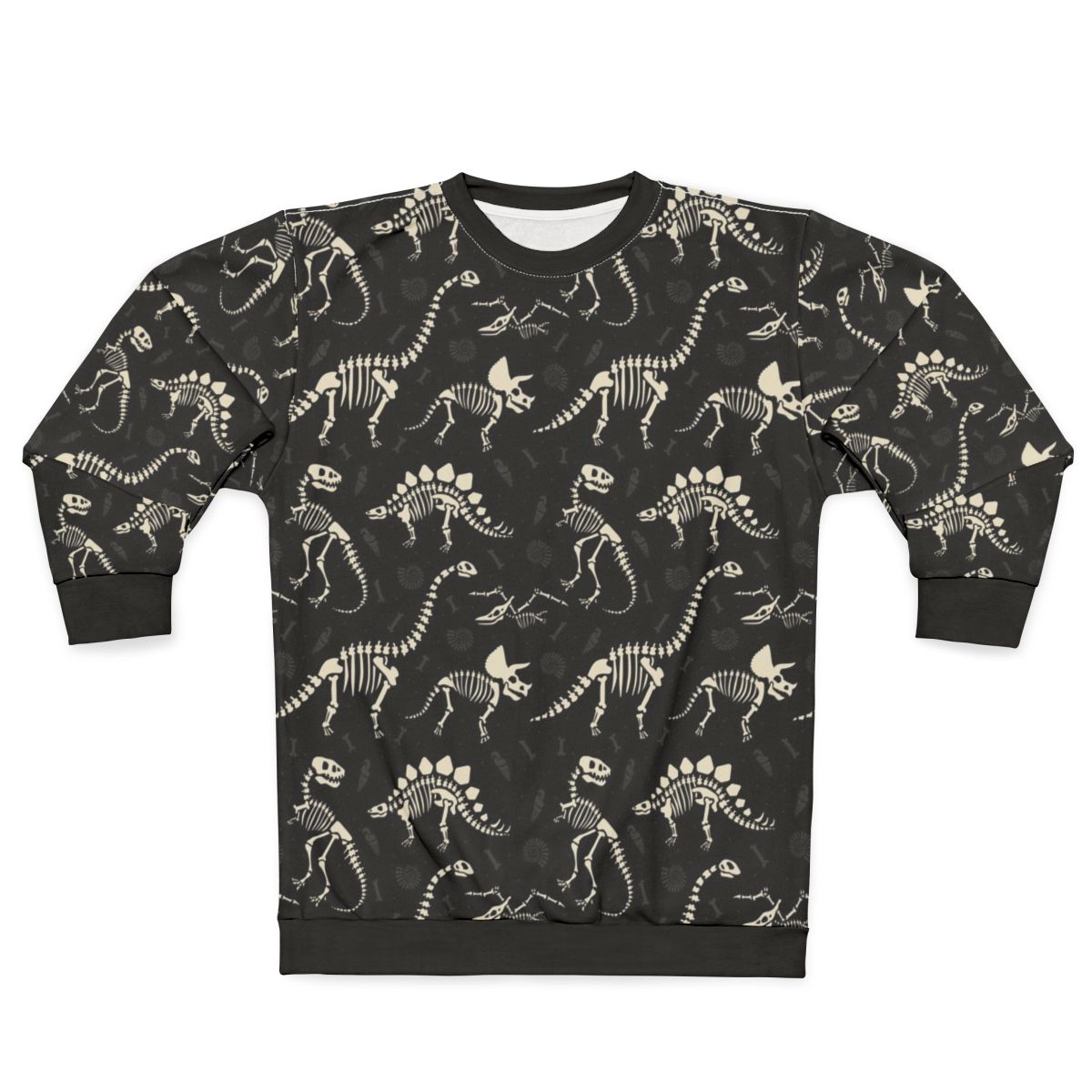 Dinosaur Fossil Black Sweatshirt