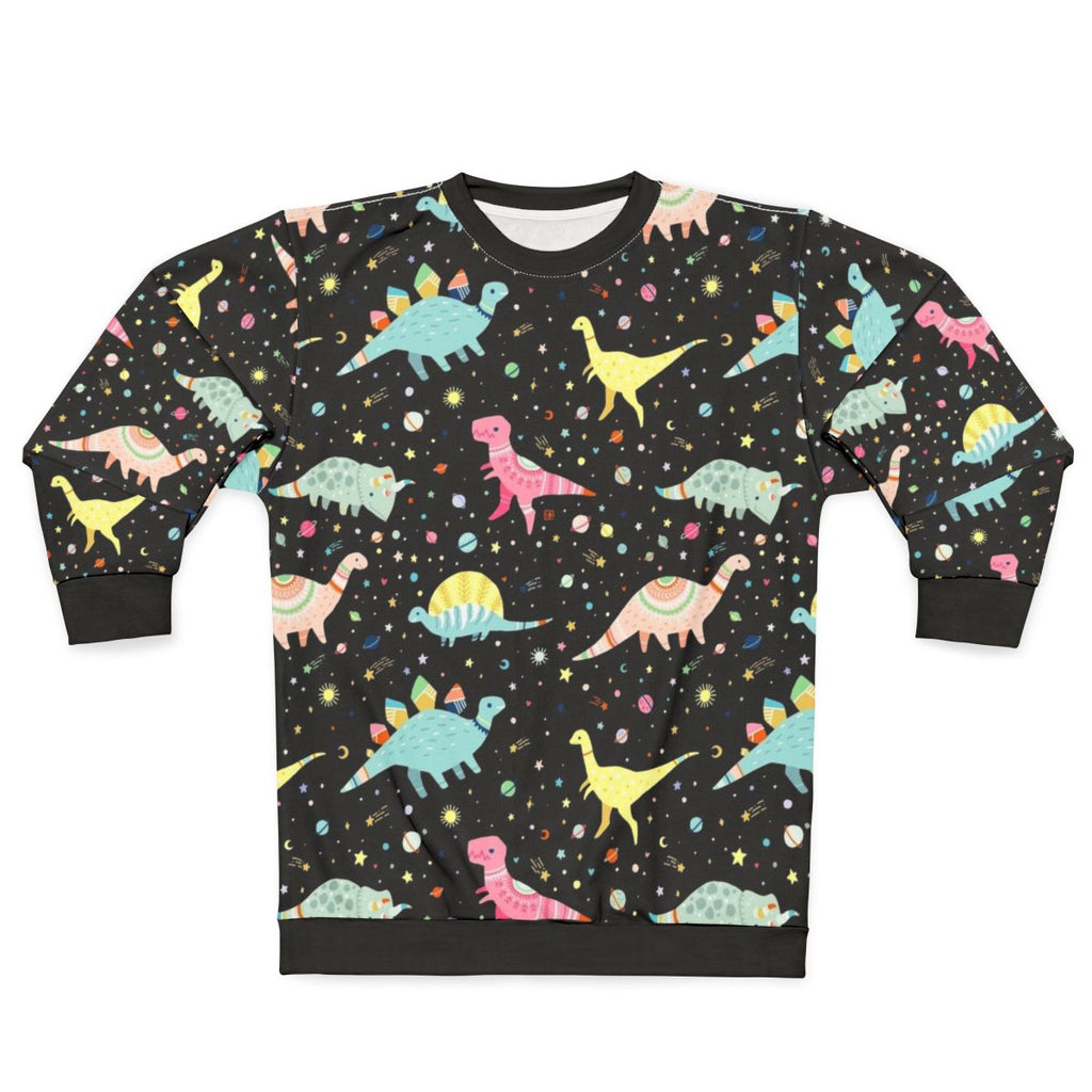 Dinosaur pattern sweatshirt for kids with fantasy design