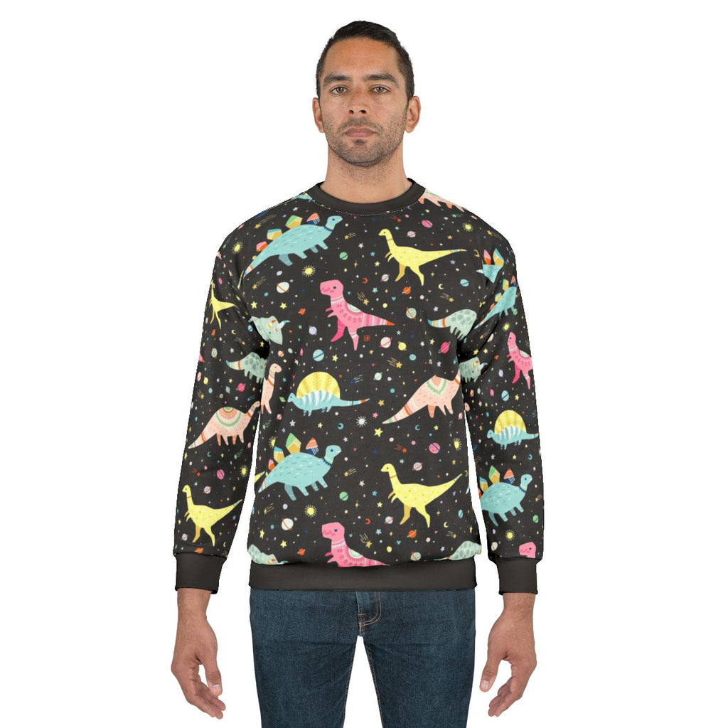 Dinosaur pattern sweatshirt for kids with fantasy design