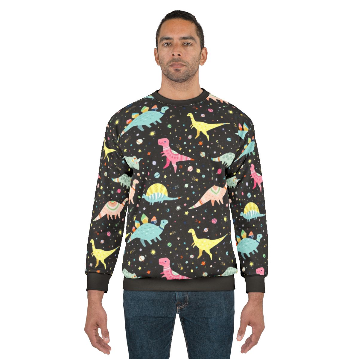 Dinosaur pattern sweatshirt for kids with fantasy design