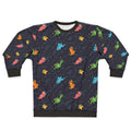 Galaxy Space Dinosaur Sweatshirt