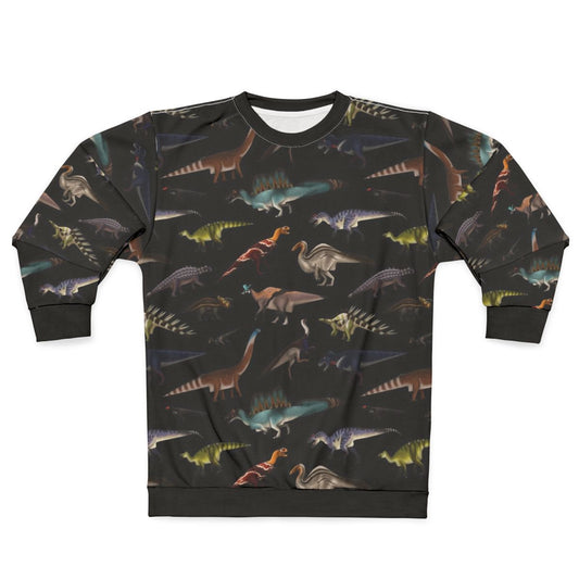 Dinosaur Sweatshirt with Jurassic Themed Graphics